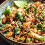 Satay Crispy Rice Salad