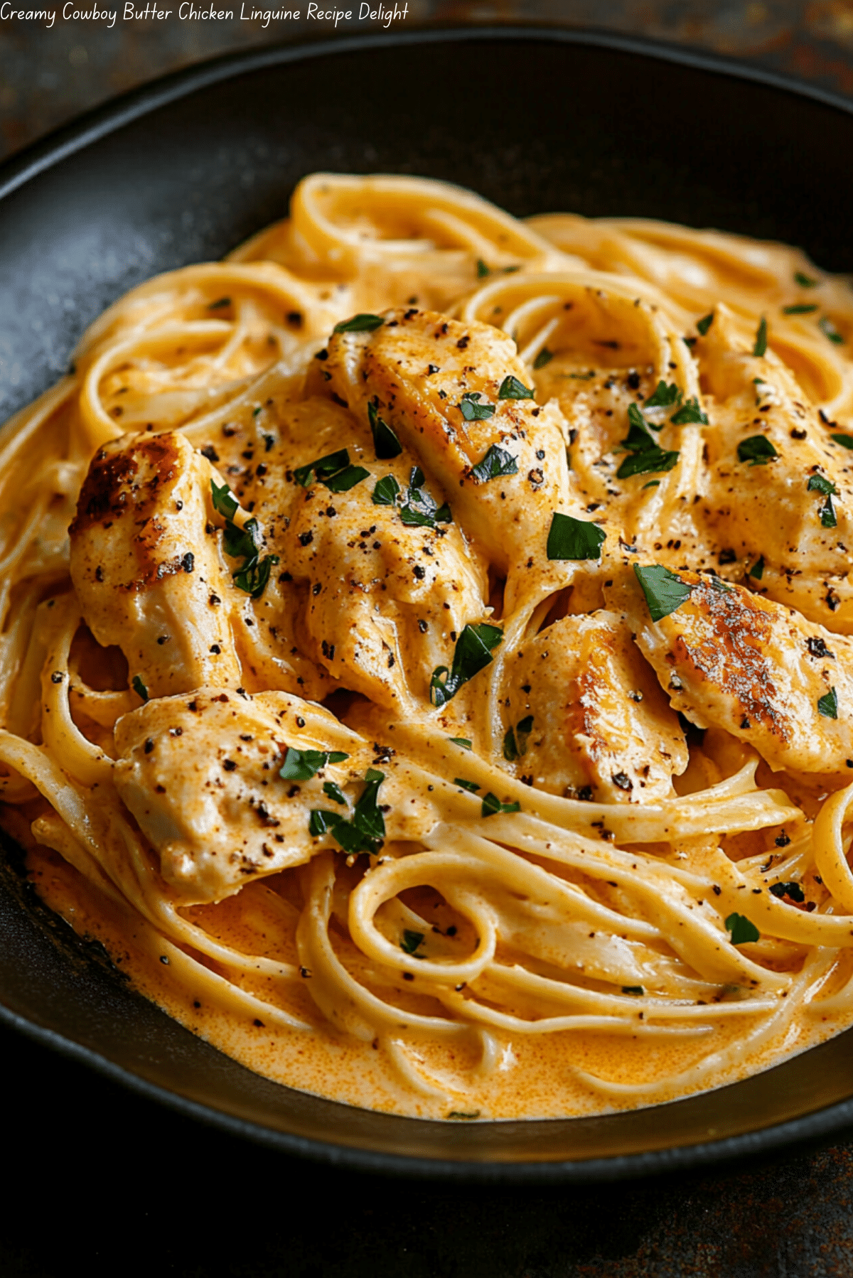 Creamy Cowboy Butter Chicken Linguine Recipe Delight
