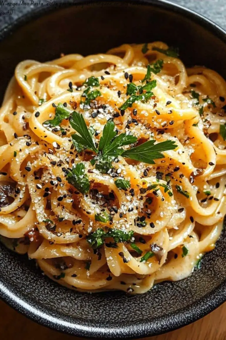 Würzige Miso Pasta