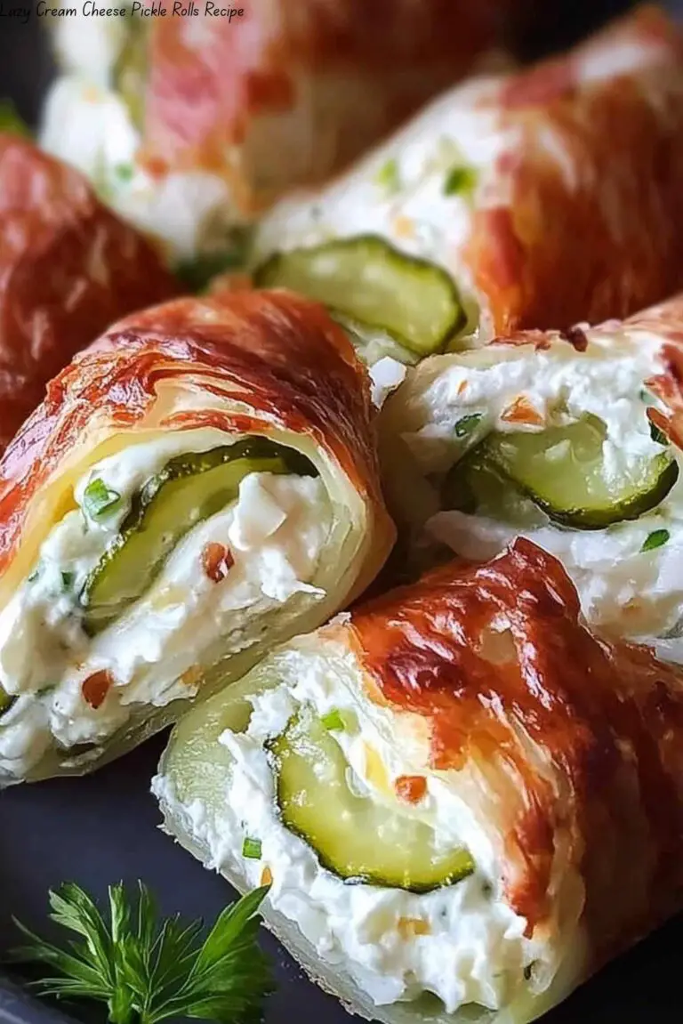 Lazy Cream Cheese Pickle Rolls Recipe