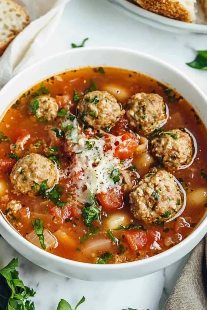 Italian Meatball Soup