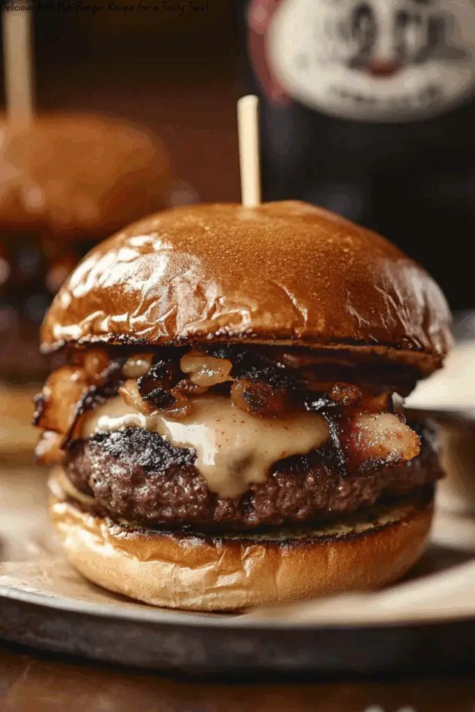 Delicious Irish Pub Burger Recipe for a Tasty Twist