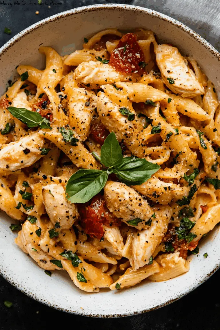 Marry Me Chicken Pasta Recipe
