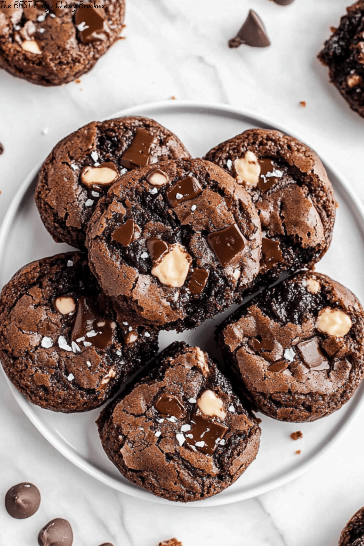 The BEST Fudgy Chewy Brookies