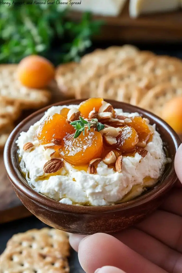 Honey, Apricot, and Almond Goat Cheese Spread