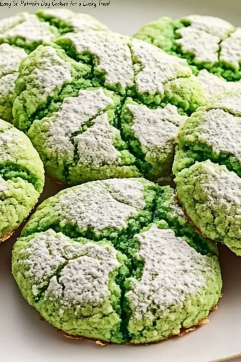 Easy St. Patrick’s Day Cookies for a Lucky Treat