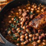 Black-Eyed Peas with Bacon and Sausage