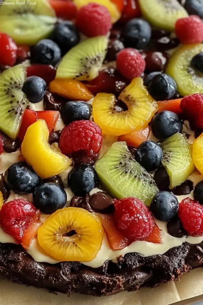 Brownie Fruit Pizza