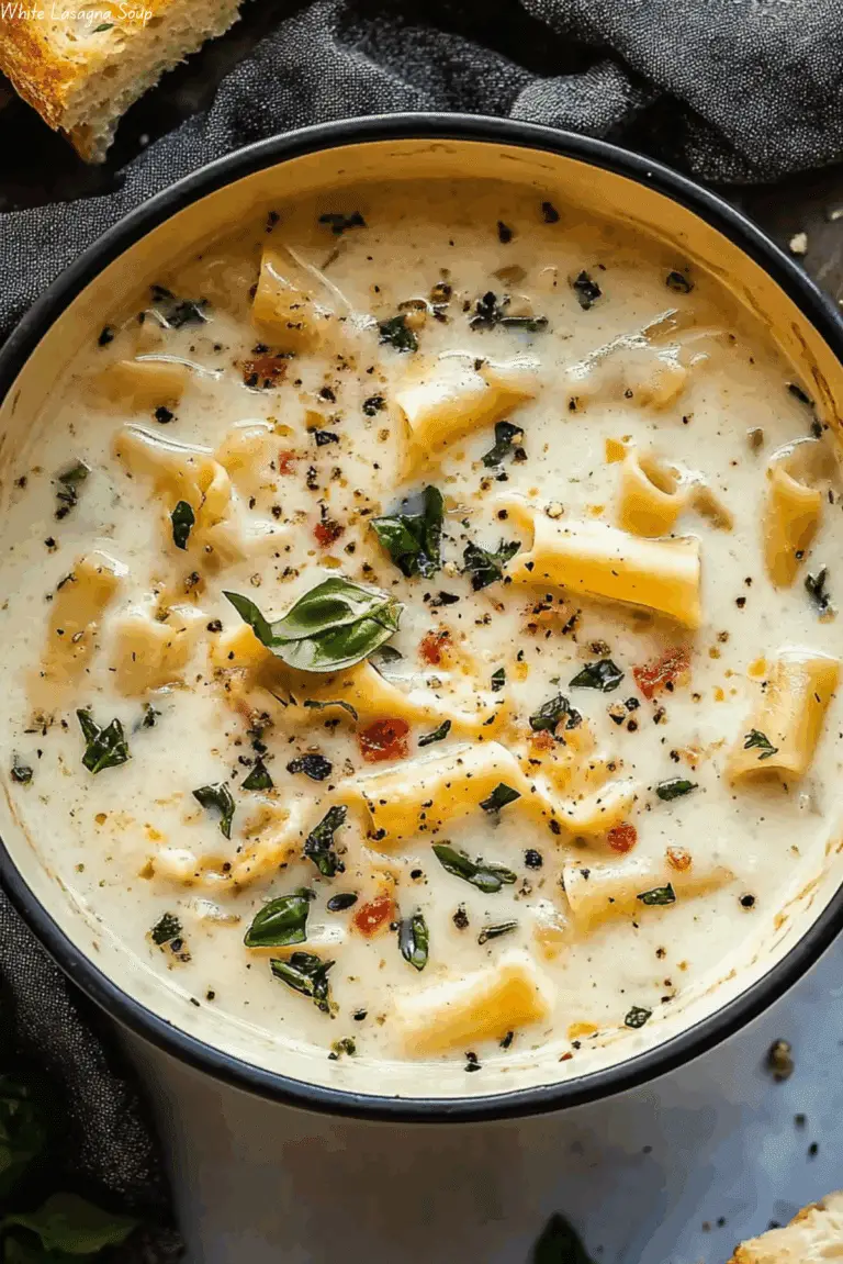 White Lasagna Soup