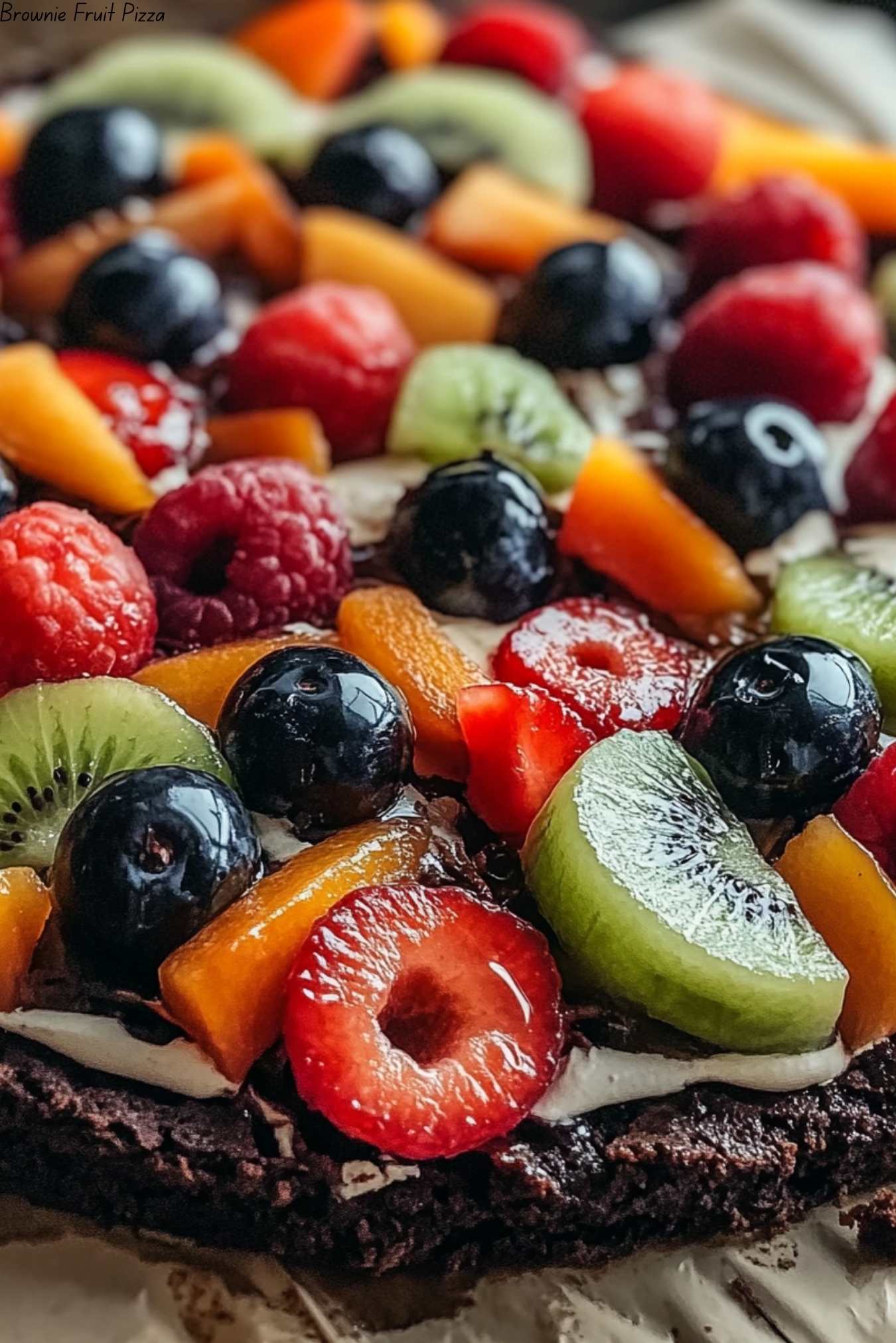 Brownie Fruit Pizza