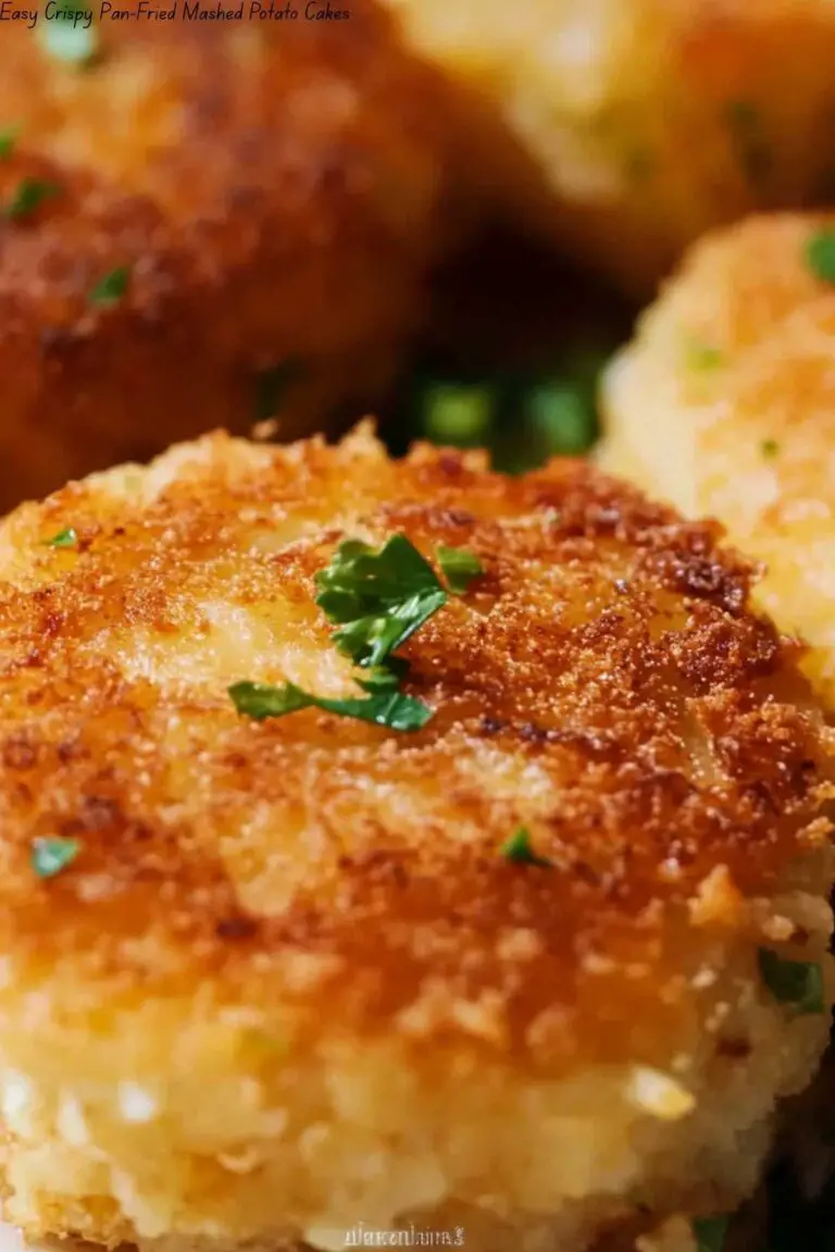 Easy Crispy Pan-Fried Mashed Potato Cakes