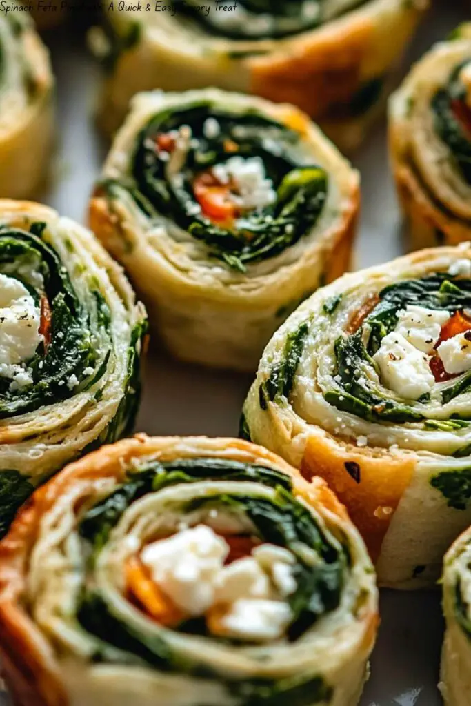 Spinach Feta Pinwheels: A Quick & Easy Savory Treat