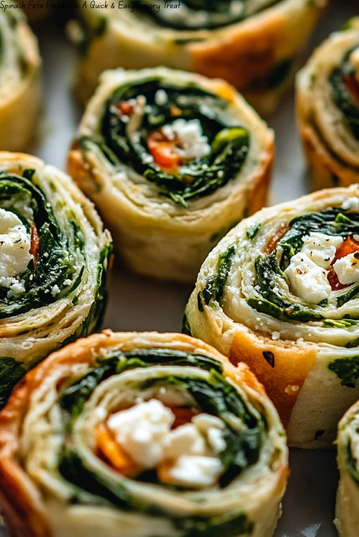 Spinach Feta Pinwheels: A Quick & Easy Savory Treat