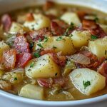 Irish Bacon, Cabbage, and Potato Soup
