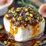 Goat Cheese Appetizer with Honey, Fig & Pistachios