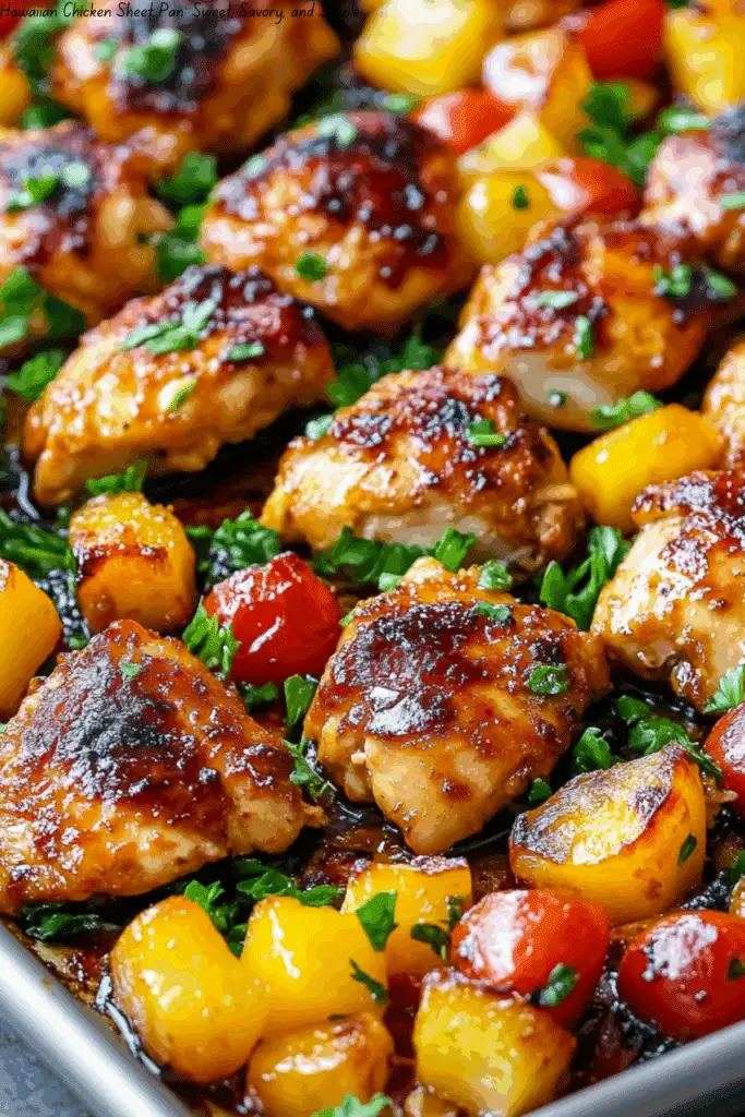 Hawaiian Chicken Sheet Pan: Sweet, Savory, and Simple