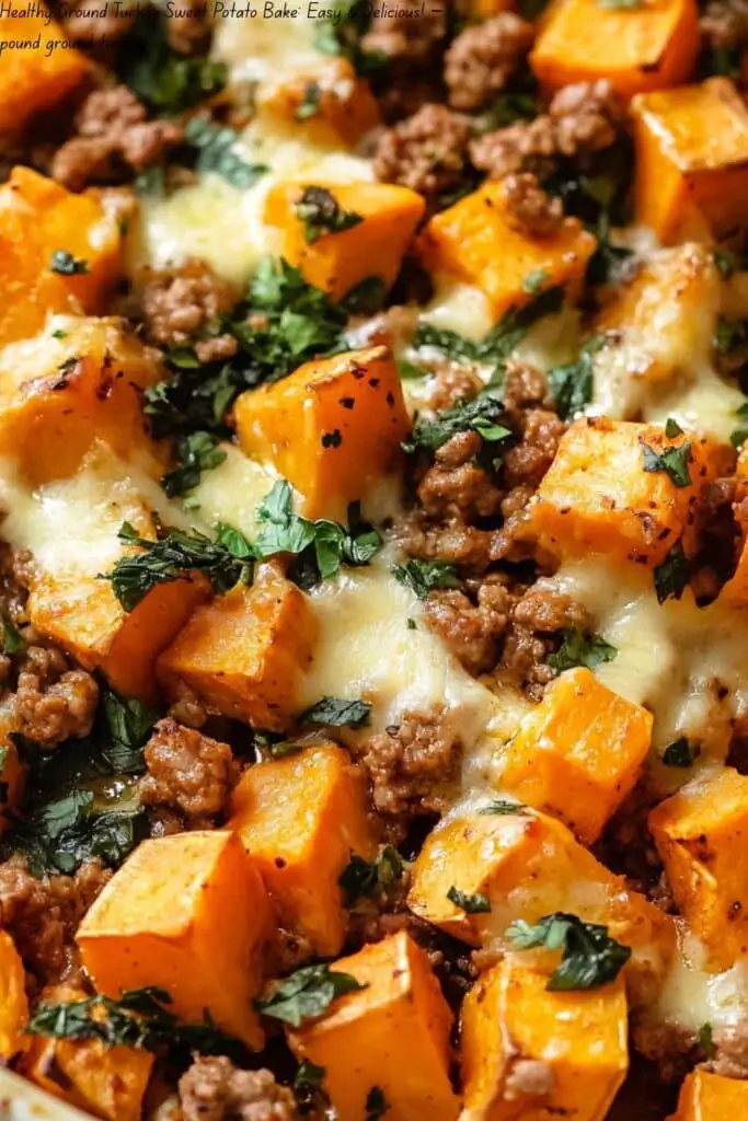 Healthy Ground Turkey Sweet Potato Bake: Easy & Delicious!