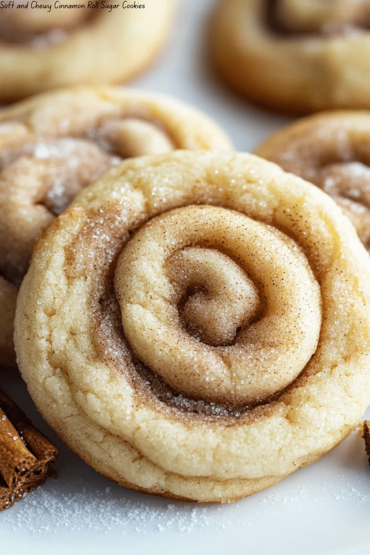 Soft and Chewy Cinnamon Roll Sugar Cookies