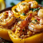 Crab and Shrimp Stuffed Bell Peppers