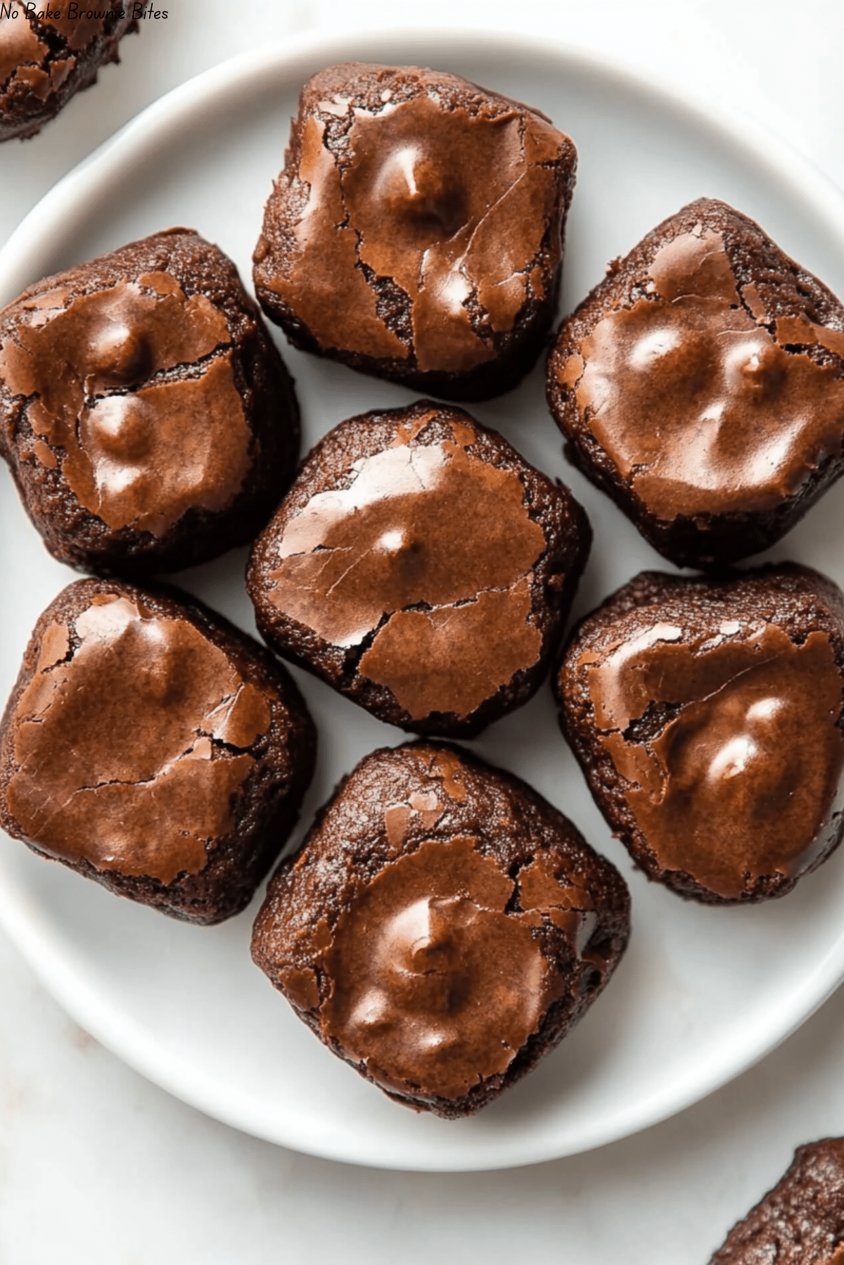 No Bake Brownie Bites