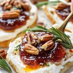 Goat Cheese Appetizer Spread with Fig Jam and Pecans