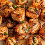 Crispy Spicy Salmon Bites