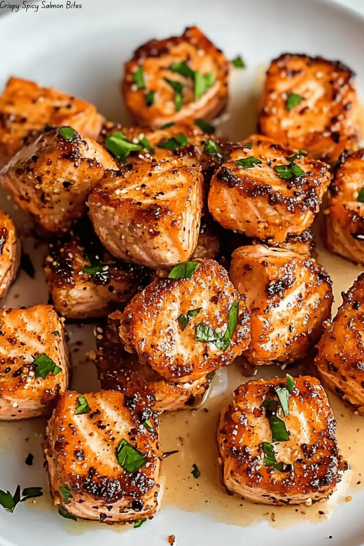 Crispy Spicy Salmon Bites