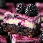 Blackberry Cheesecake Brownies