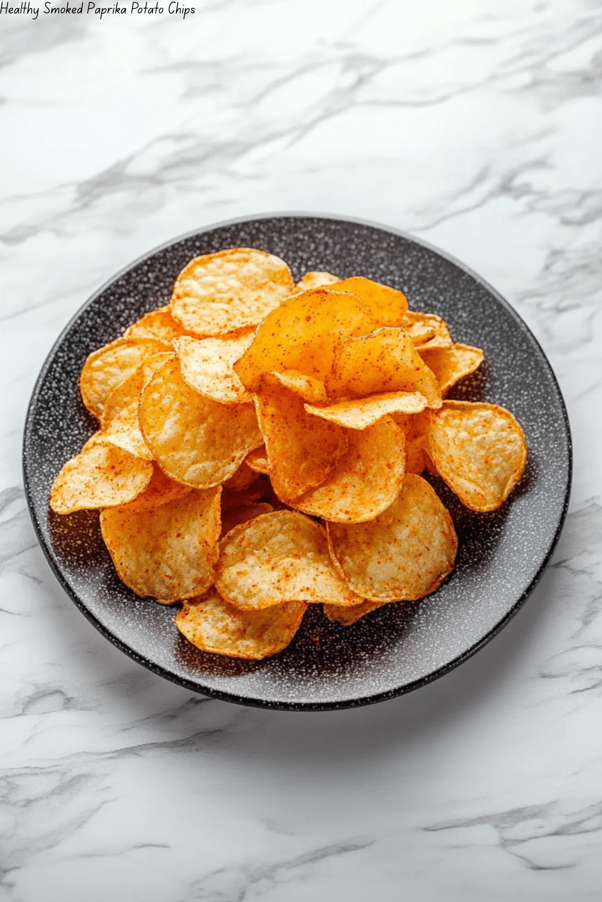 Healthy Smoked Paprika Potato Chips