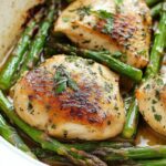 Caesar Chicken with Asparagus