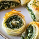 Flaky Spanakopita Spiral