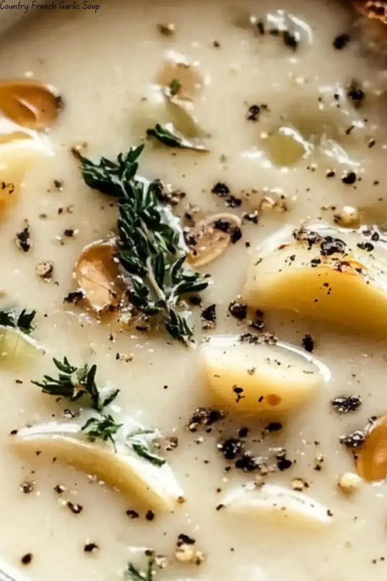 Country French Garlic Soup