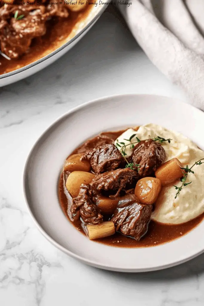 Classic French Beef Bourguignon – Perfect For Family Dinners & Holidays