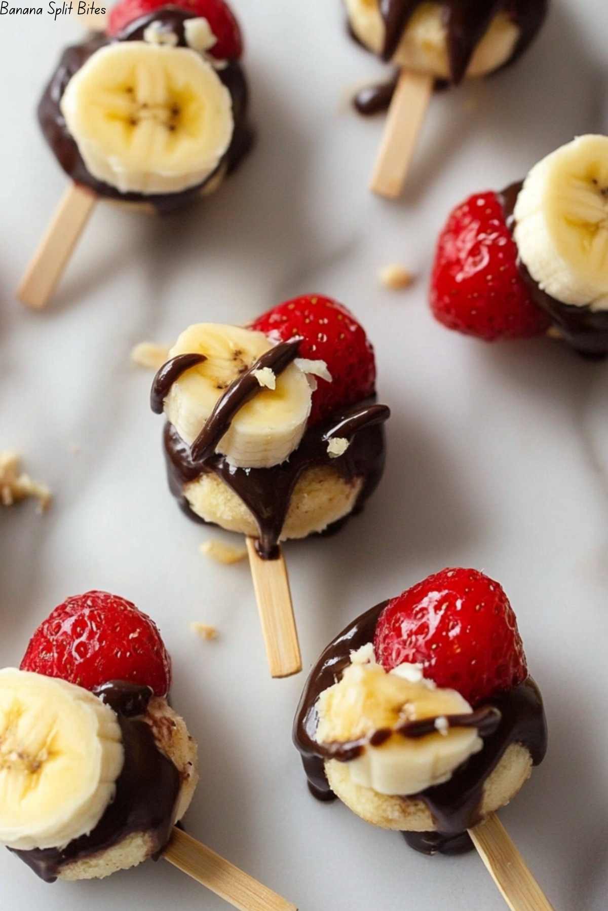 Banana Split Bites