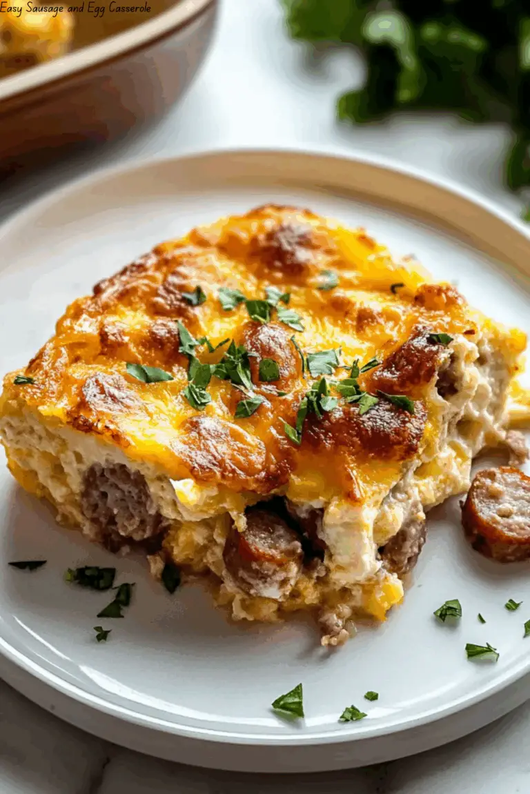 Easy Sausage and Egg Casserole