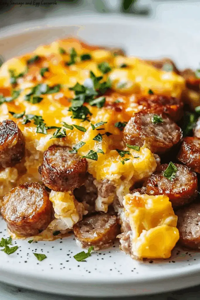 Easy Sausage and Egg Casserole