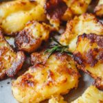 Garlic Butter Crispy Smashed Potatoes