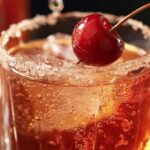 Cherry Old Fashioned Smash Cocktail