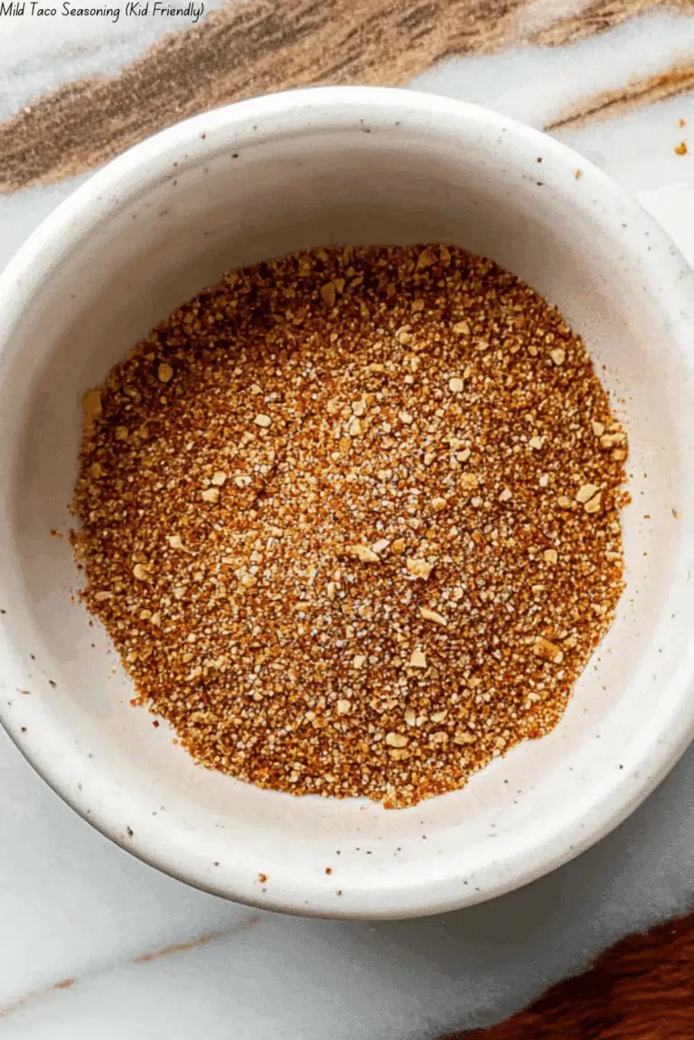 Mild Taco Seasoning (Kid Friendly)