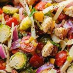 Italian Chopped Brussels Sprouts Salad