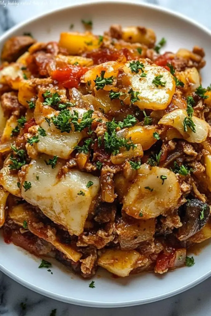 My hubby rated this dish 6 stars out of 5!