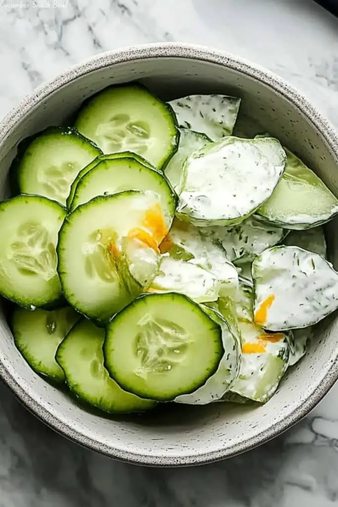 Cucumber Snack Bowl
