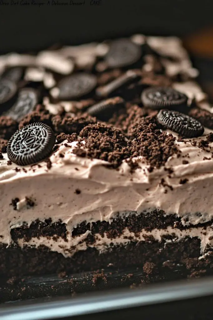 Oreo Dirt Cake Recipe- A Delicious Dessert