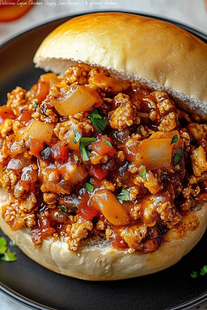 Delicious Cajun Chicken Sloppy Joes Recipe