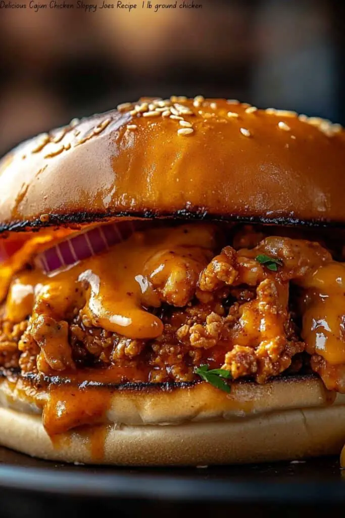 Delicious Cajun Chicken Sloppy Joes Recipe