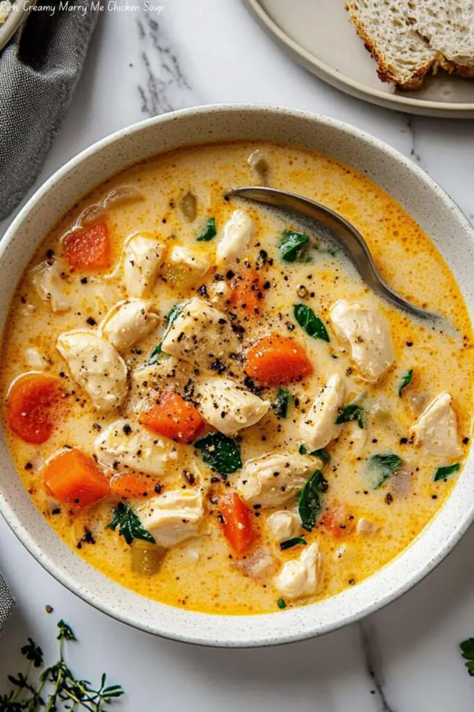 Rich, Creamy Marry Me Chicken Soup