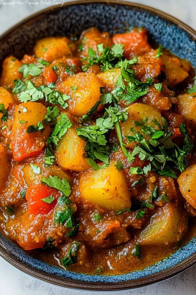 Dopiazeh Aloo (Persian Potato Curry)