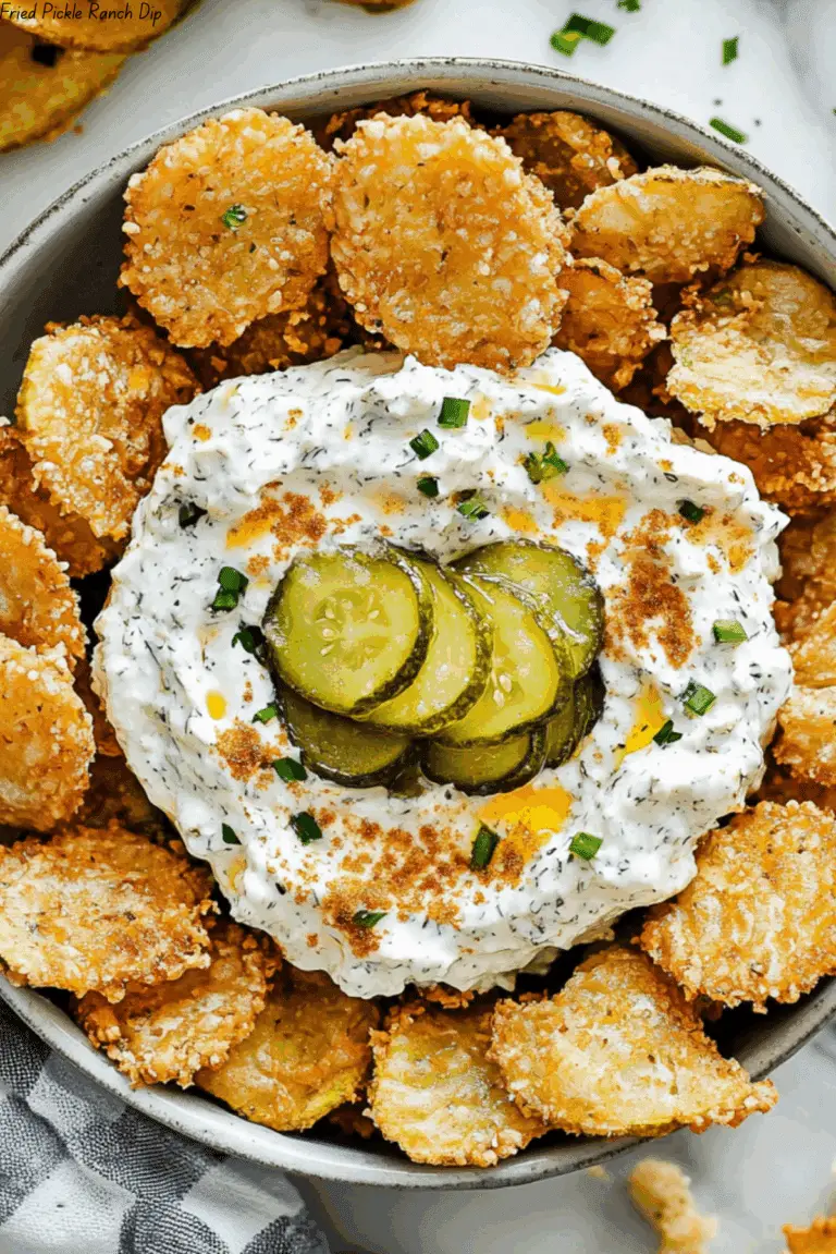 Fried Pickle Ranch Dip