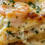 Garlic Butter Shrimp Scampi Lasagna