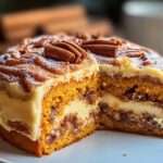 Sweet Potato Cinnamon Roll Cake